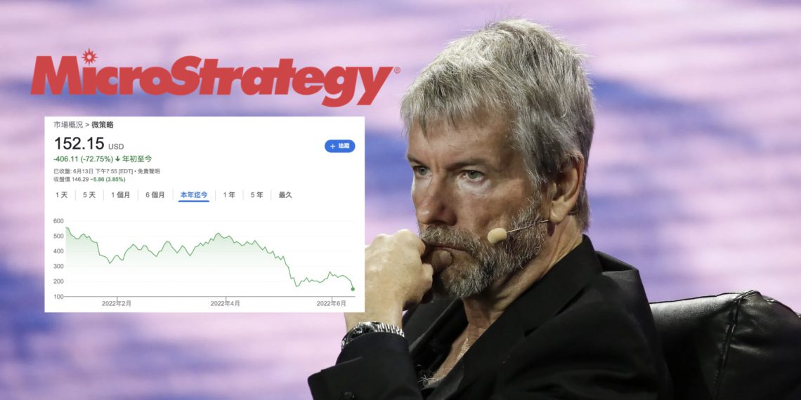 MicroStrategy比特币浮亏12亿美元！BTC逼2.1万 ETH破1200