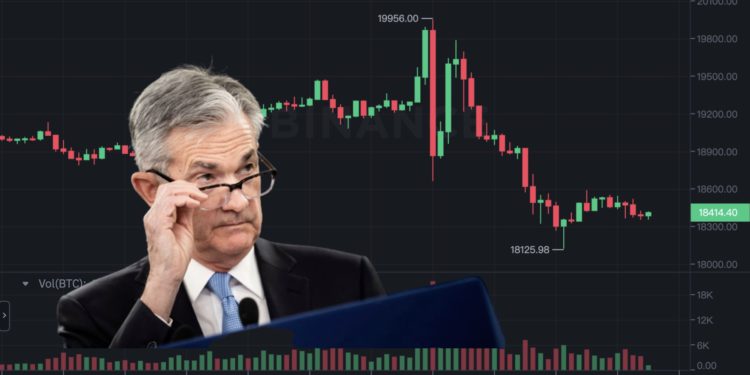 Fed再加息75基点 BTC、ETH重挫！彭博：比特币处极度折扣行情