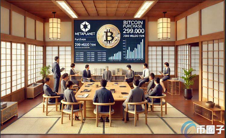 日版微策略Metaplanet再购入3亿日元比特币!股价上涨近5% 日版微策略Metaplanet再购入3亿日元比特币!股价上涨近5%