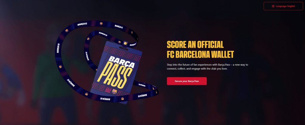 Barça Pass official website homepage