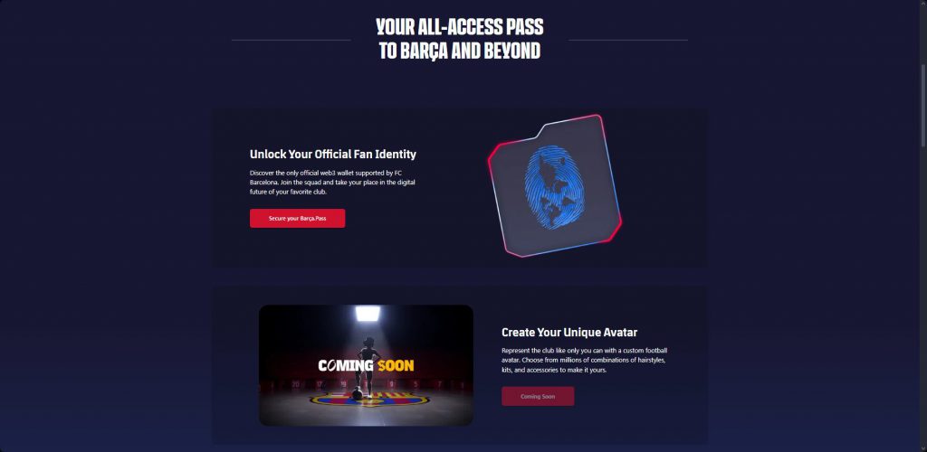 Fan identity and avatar creation interface