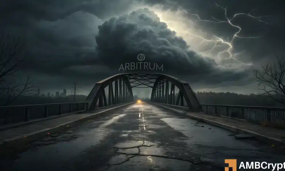 
                        Arbitrum：40% 的跌幅即将到来？多头争夺 0.3 美元，市场将如何预期？
                    