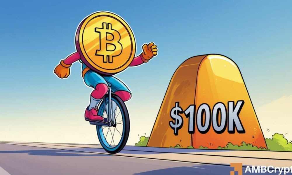 
                        比特币价格预测——尽管避险情绪高涨，10 万美元还能维持下去吗？
                    