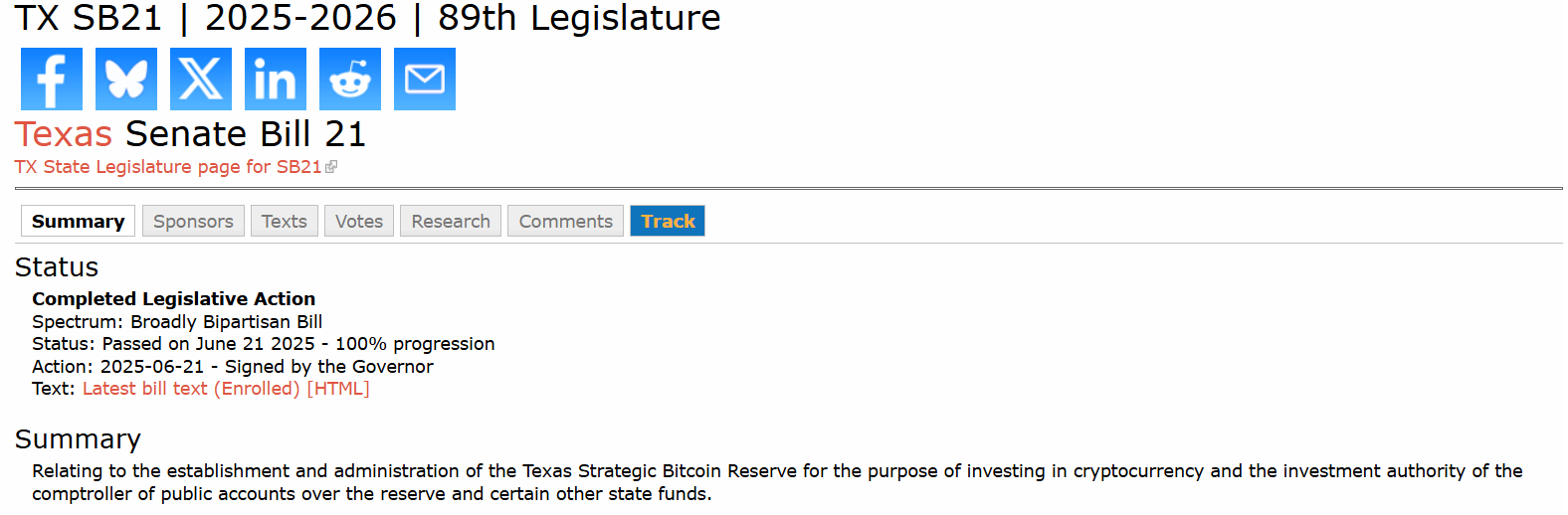 Texas officially launches Bitcoin Reserve Fund