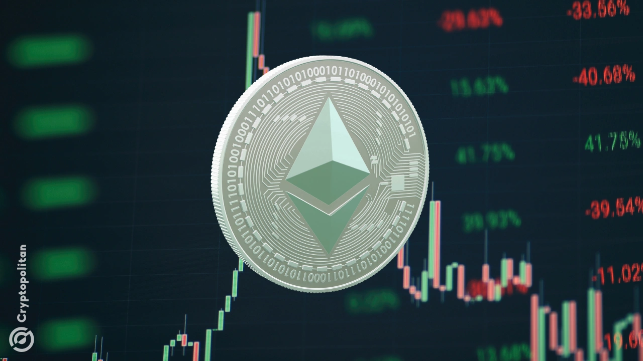 
                        鲸鱼在 8000 万美元多头平仓后逢低买入 ETH
                    