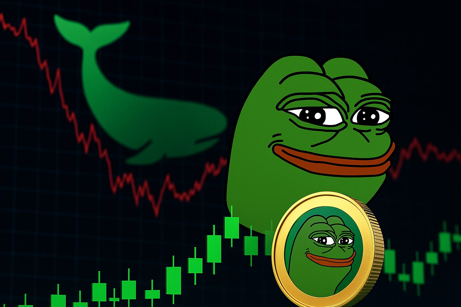 
                        Memecoin 市场大幅上涨，Pepe 上涨 14%
                    