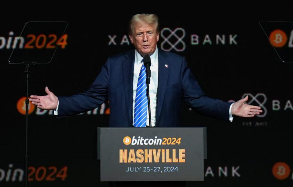 Trump at crypto conference