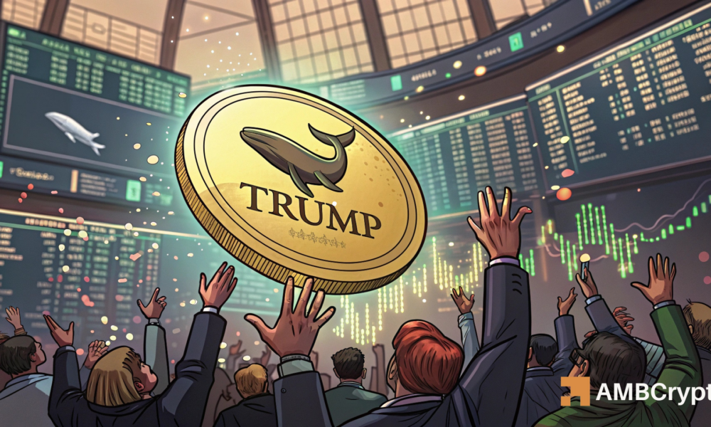 2200 万美元进入特朗普热钱包——除非……否则 memecoin 可能跌至 8 美元