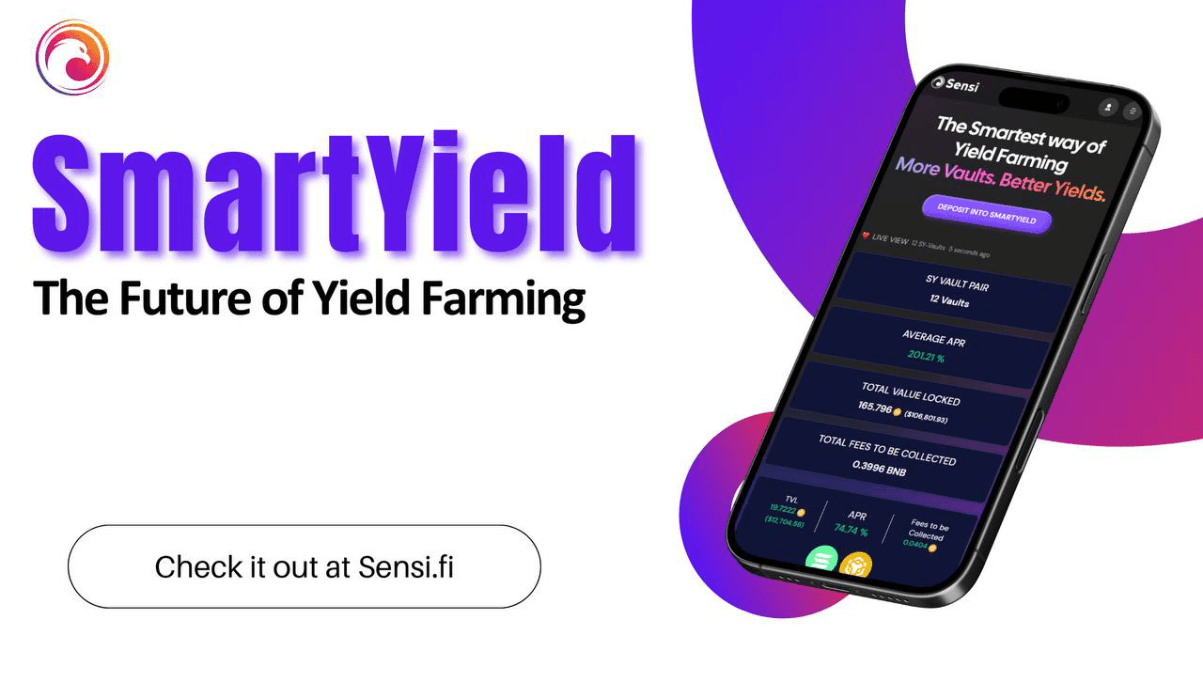 Sensi 推出 SmartYield：为每个人带来简单、多样化、更安全的收益耕作
