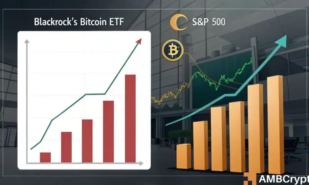 贝莱德的比特币 ETF 收入刚刚超过其核心标准普尔 500 指数基金