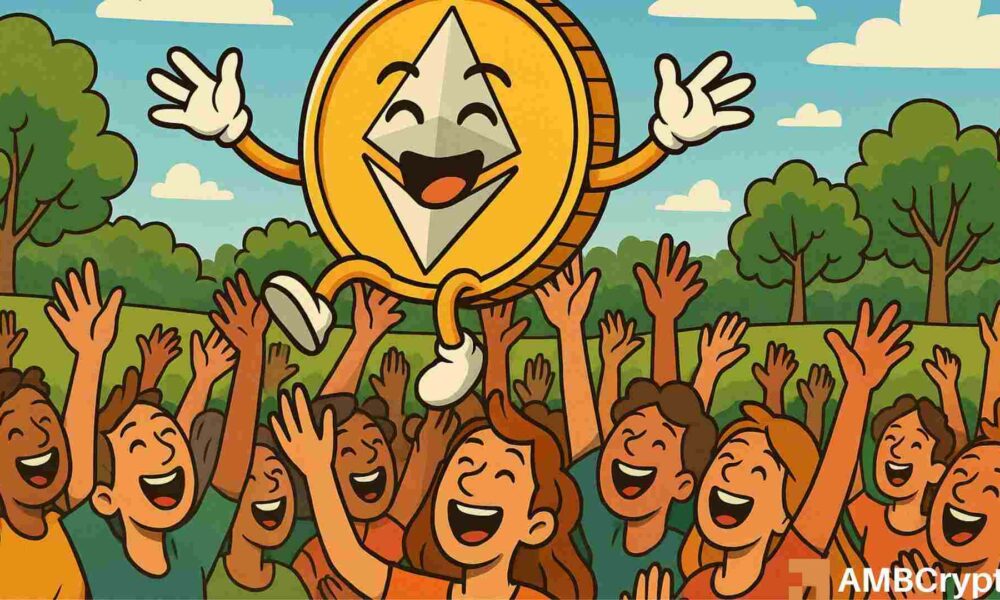 以太坊交易量接近 2021 年高点——ETH 价格会随之上涨吗？