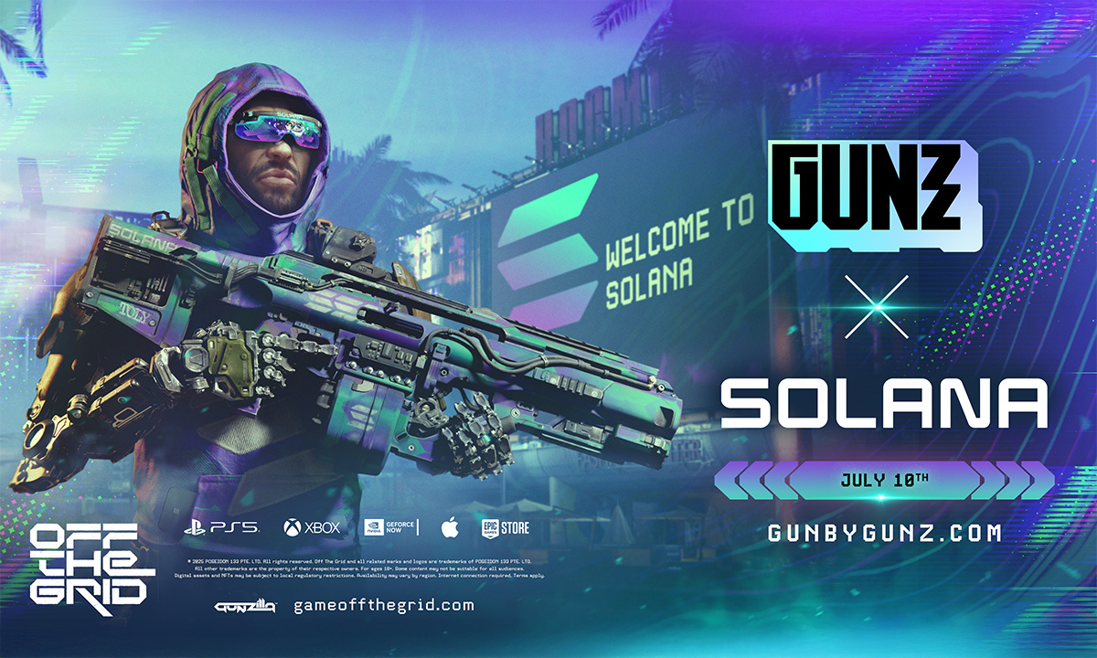 GUNZ 宣布将 GUN 代币扩展至 Solana