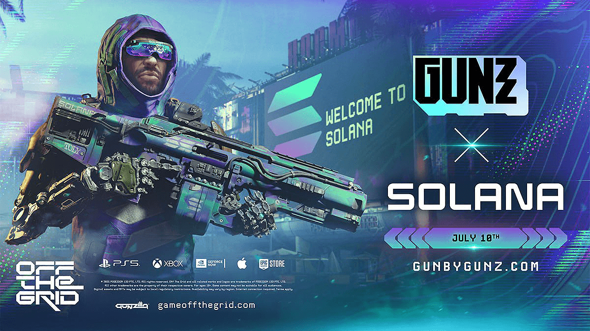 GUNZ 宣布将 $GUN 代币扩展至 Solana