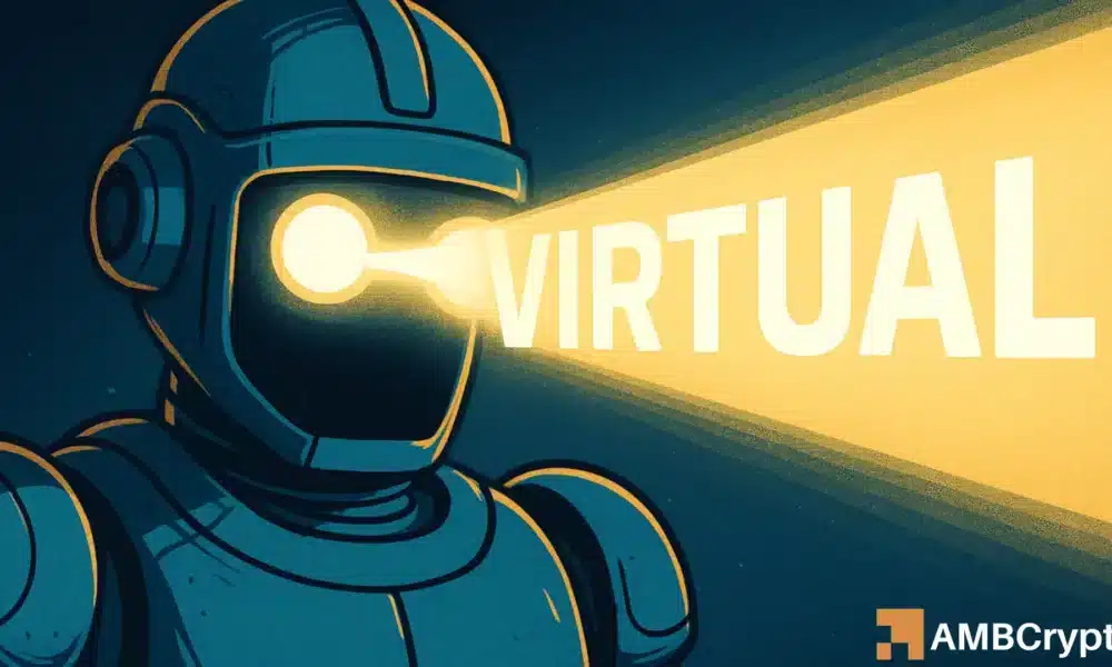 VIRTUAL 飙升 14% &ndash; 这两个水平可能决定其下一步走势
