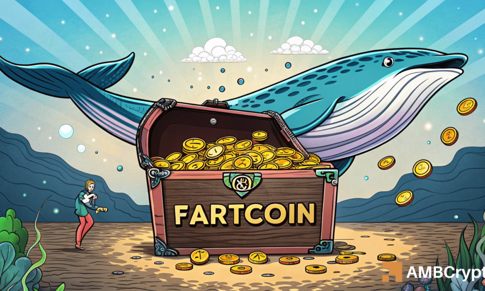 FARTCOIN 200 万美元的鲸鱼流动对目标价 1.60 美元的交易者意味着什么