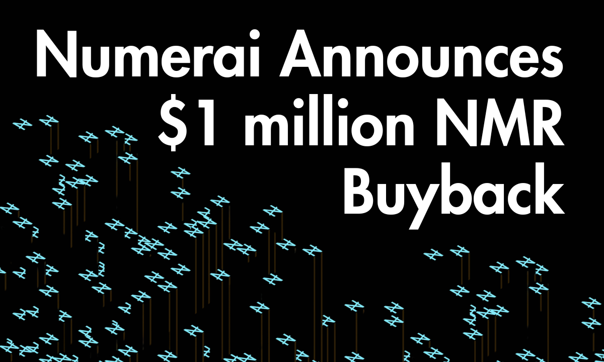 Numerai 宣布以 100 万美元战略回购 NMR
