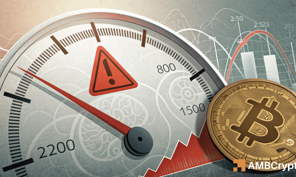 比特币交易员注意！&mdash;&mdash;为什么这个指标预示BTC可能下跌20%
