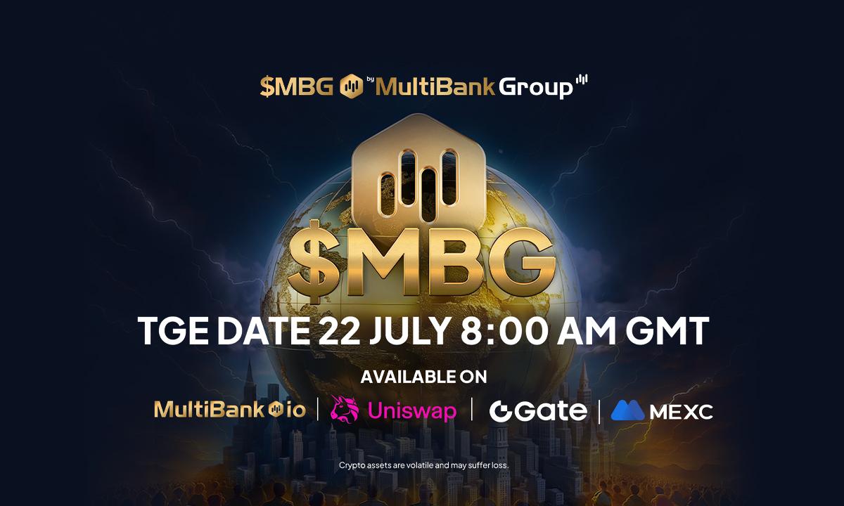 MultiBank Group 的 MBG Token TGE 已在 MexC、Gate.io、Uniswap 和 Multibank.io 上线。