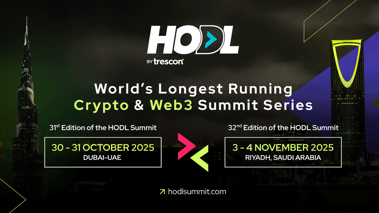 HODL 携手迪拜和利雅得，在中东地区举办具有里程碑意义的区块链路演