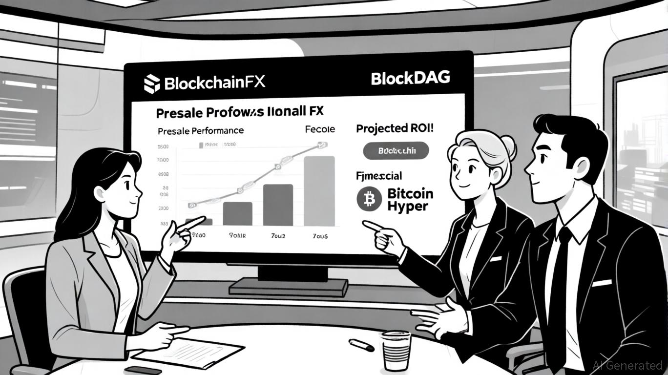 2025 年末高潜力加密货币预售：BlockchainFX、BlockDAG 和 Bitcoin Hyper 的比较分析