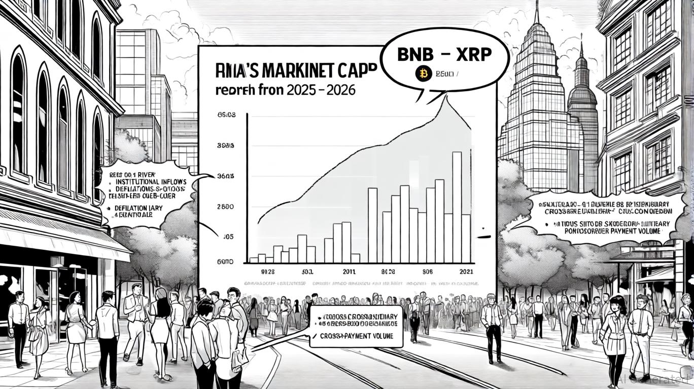 BNB 能否在 2026 年超越 XRP？深入探讨区块链实用性和机构采用