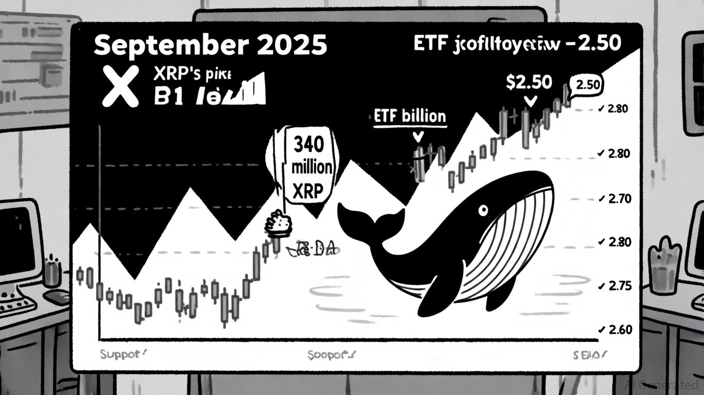 XRP 的关键支撑测试以及 2025 年末潜在反弹之路