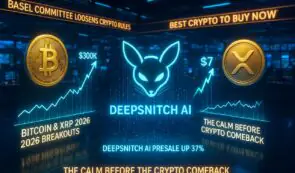 现在最值得买入的加密货币：DeepSnitch AI 飙升 40%，巴塞尔委员会或将引发新一轮加密货币热潮