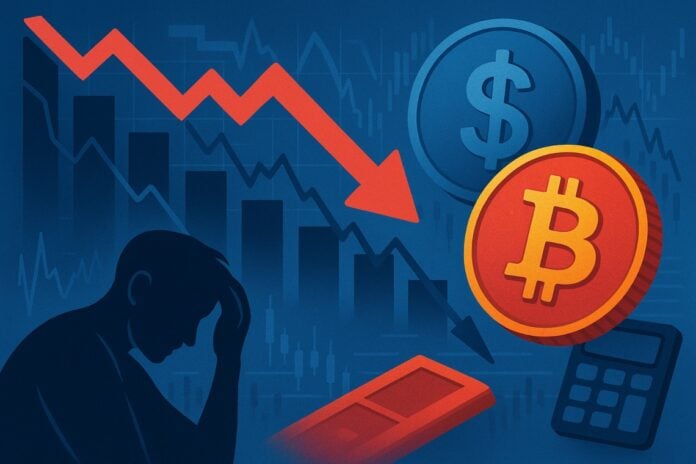 加密货币交易员损失惨重：本周损失 3870 万美元，暴露杠杆风险