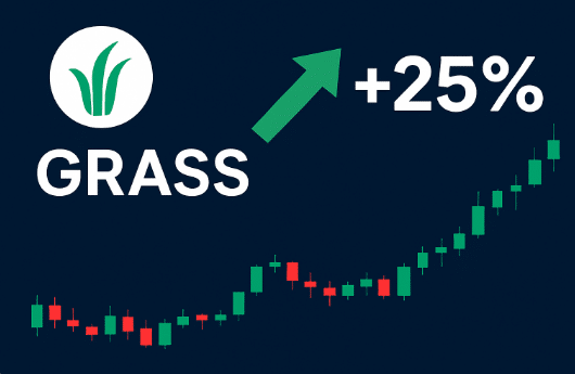GRASS价格预测：GRASS在上涨25%后是否准备好更强劲的反弹？