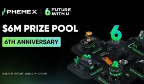 Phemex斥资600万美元打造多场地音乐节，庆祝成立六周年