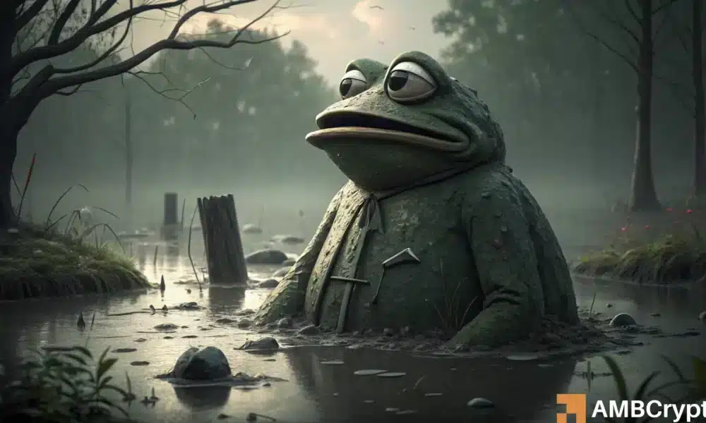 PEPE价格预测——尽管模因币寒冬来临，但仍可能出现12-15%的反弹。