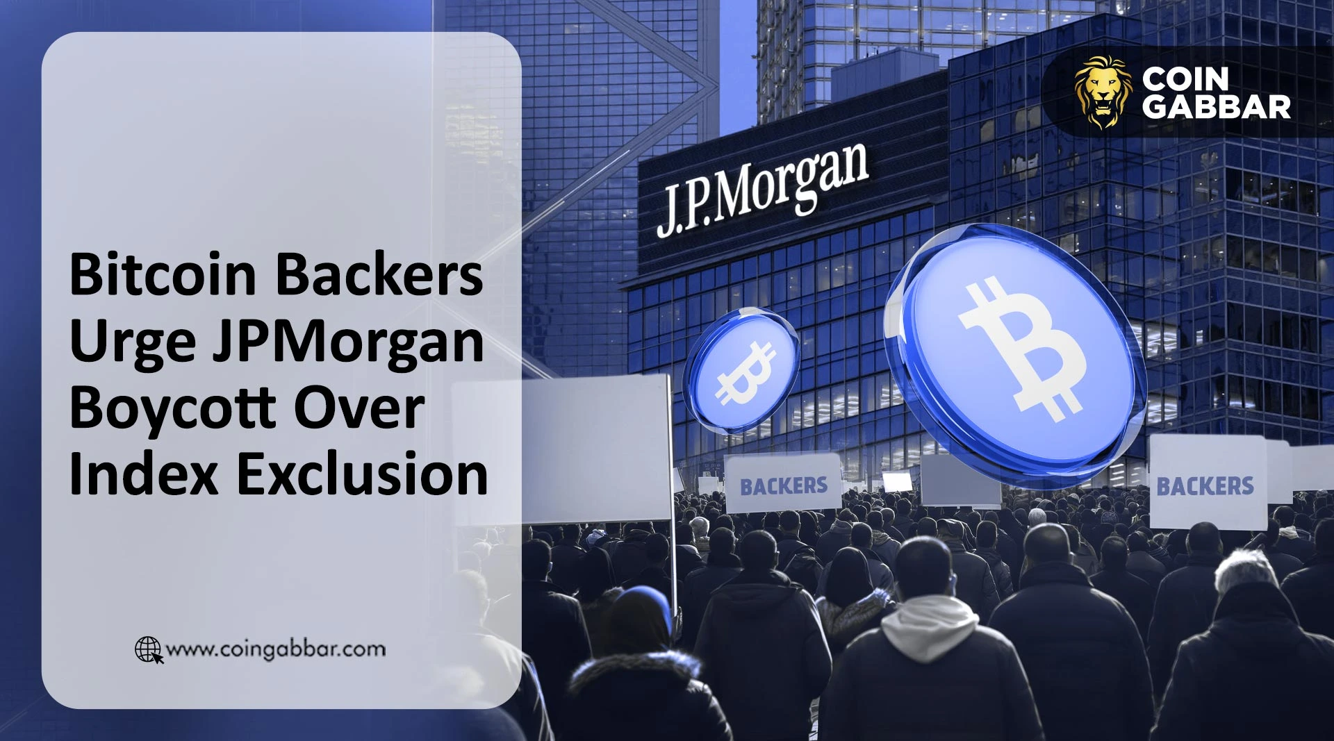 摩根大通将比特币排除在外引发抵制浪潮