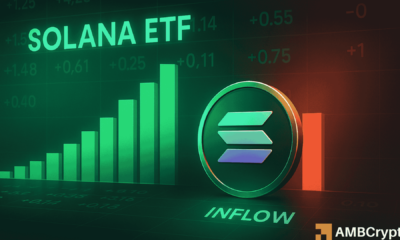 Solana ETF 创下有史以来首次资金流出，结束了此前连续 21 天的资金流入纪录。
