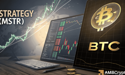 该策略持有的65万枚比特币面临“死亡螺旋”风险，因为股票价格下跌。