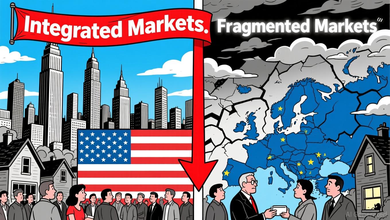 欧盟推动集中式加密货币监管，以缩小与美国市场差距。