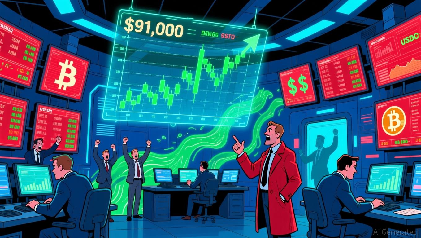 比特币反弹 9.1 万美元，以及即将到来的 80 亿美元清算催化剂：短期波动中的长期积累战略入场时机