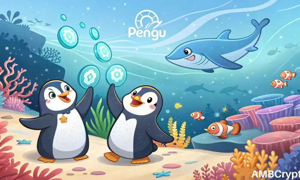 Pengu大鲸在低点套现250万美元&mdash;&mdash;交易员们，密切关注这两个区域