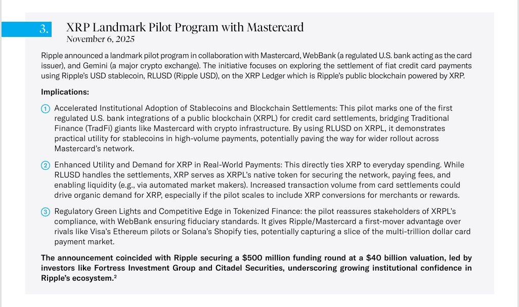 An excerpt from Amplify ETFs report on XRP and Ripple.