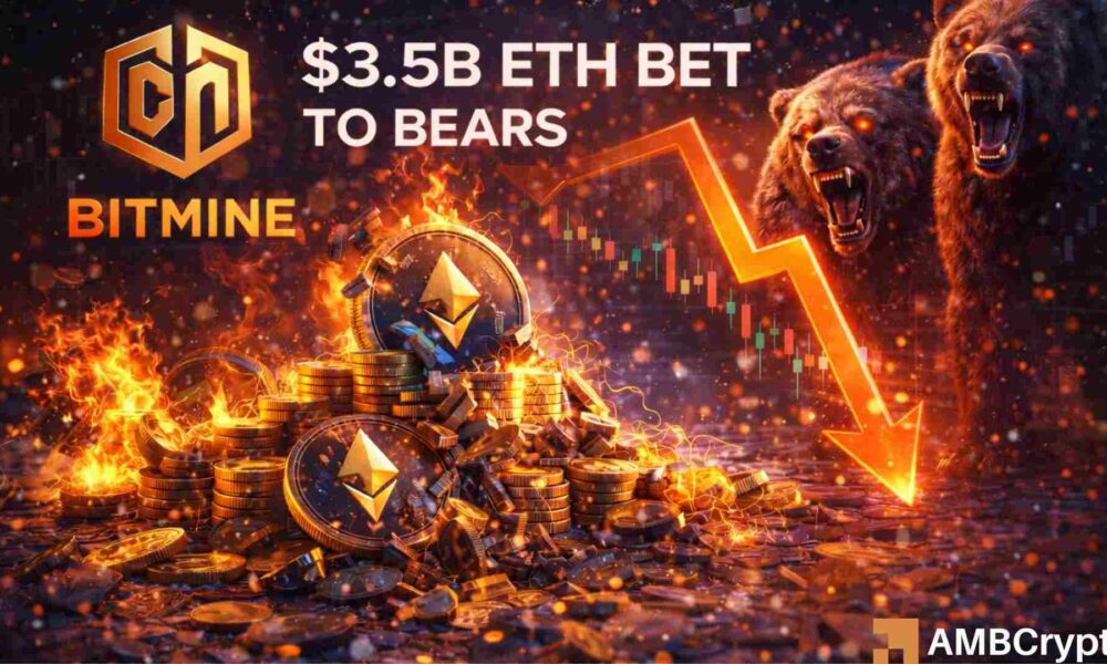 BitMines 斥资 150 亿美元投资以太坊，损失 35 亿美元&mdash;&mdash;是否有可能缓解？