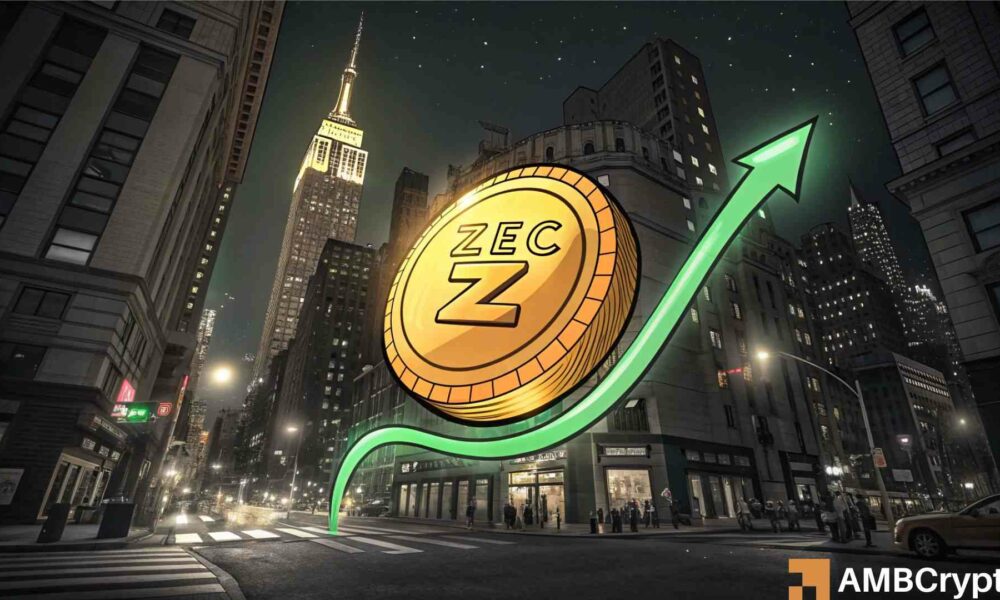 Zcash 上涨 15%，买家终于入场：ZEC 价格即将达到 615 美元？