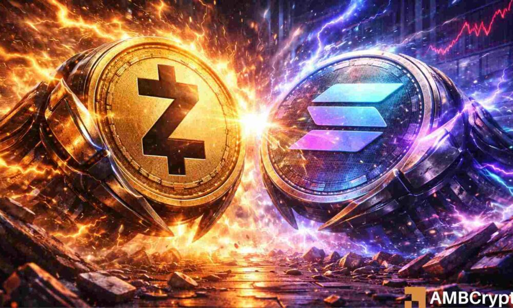 Zcash 暴跌 17%，在这一点上猛烈抨击 Solana&mdash;&mdash;接下来会发生什么？