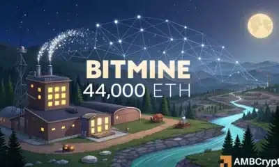 Bitmine 增持 44K ETH &ndash; 到 2026 年，它能持有 5% 的以太坊吗？