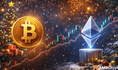 随着市场情绪趋于正常化，比特币和以太坊的圣诞节后反弹势头逐渐消退。