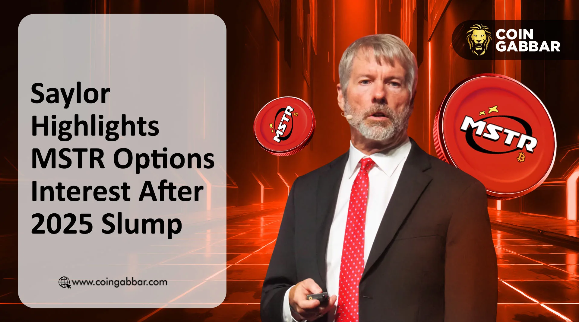 Michael Saylor 的帖子引发了人们对 MSTR 期权的兴趣。