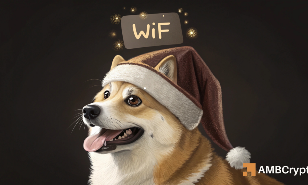 Dogwifhat [WIF] 上涨 13% &ndash; 只有当&hellip;&hellip;才能突破 7 个月楔形