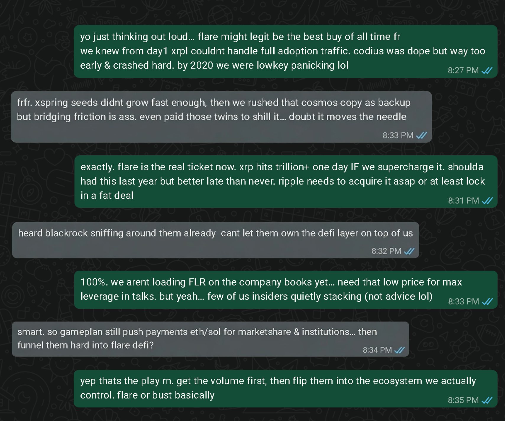 The viral WhatsApp conversation