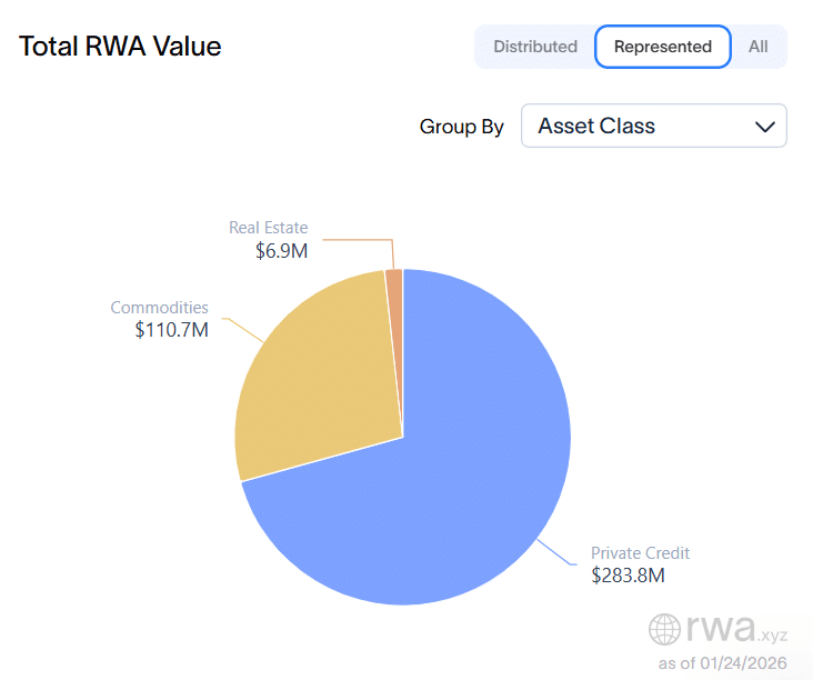 Represented Assets RWAxyz Represented Assets RWAxyz