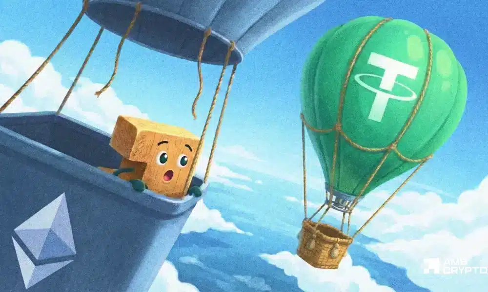 USDT 1850亿美元的增长将如何挑战以太坊的地位