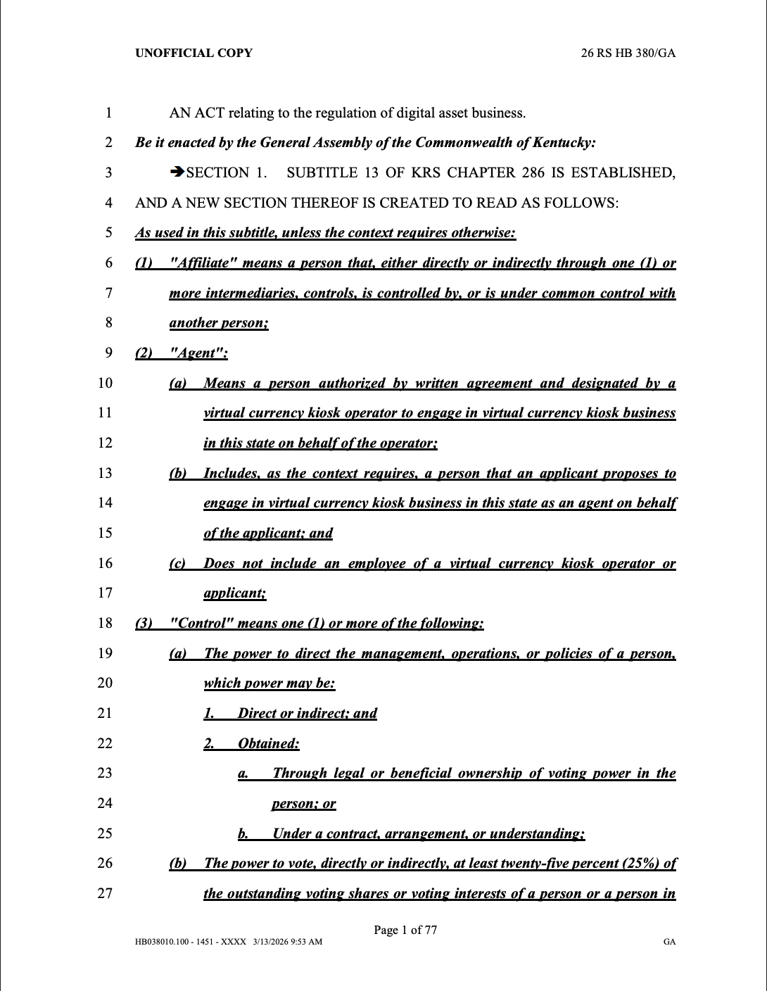 BPI 就肯塔基州加密法案中为硬件钱包设置&ldquo;后门&rdquo;发出警告