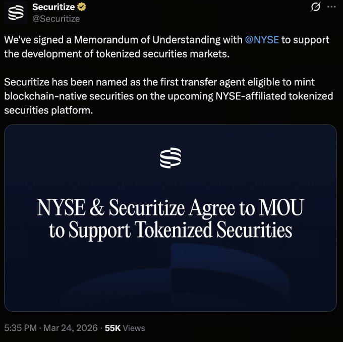 保守与激进：纳斯达克、纽交所的 Web3 路线之争，代币化是终局？